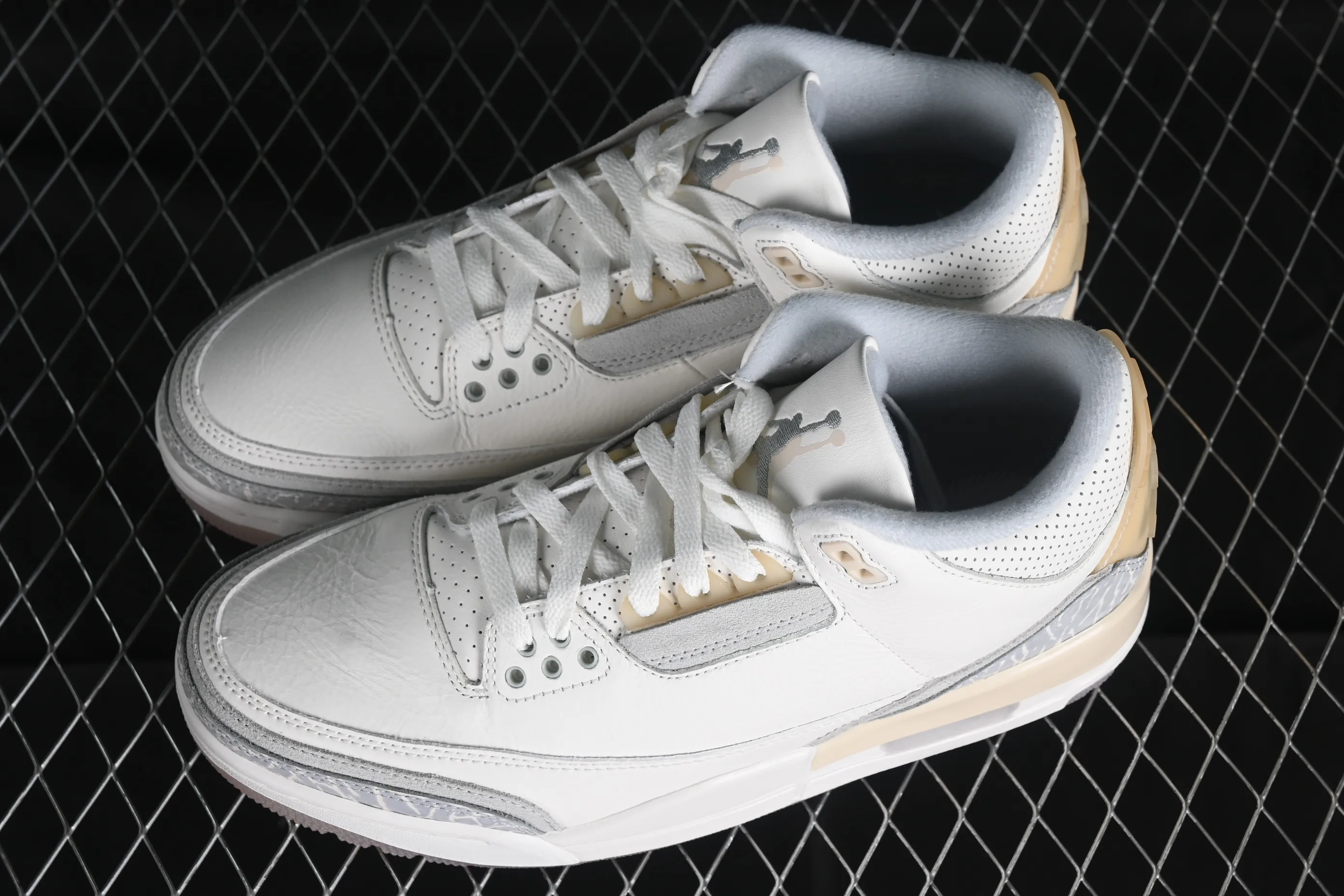 All categories Air Jordan Jordan series basketball shoes Air Jordan 3 C version Air Jordan 3 "Craft Ivory" AJ3 Joe 3 ivory white full first layer FJ9479-100